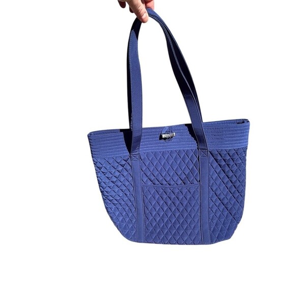 Vera Bradley Handbags - Vera Bradley Vera Tote Large Lapis Blue Quilted Bag